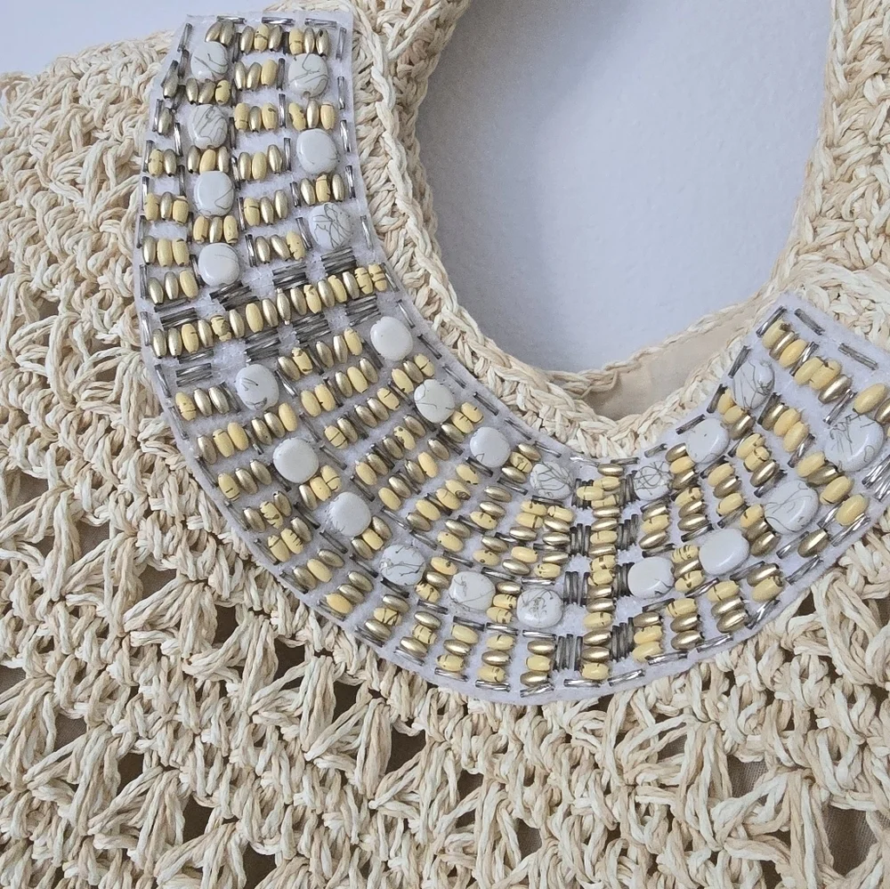 Sun N’ Sand Luna Sea Hobo Handbag Natural